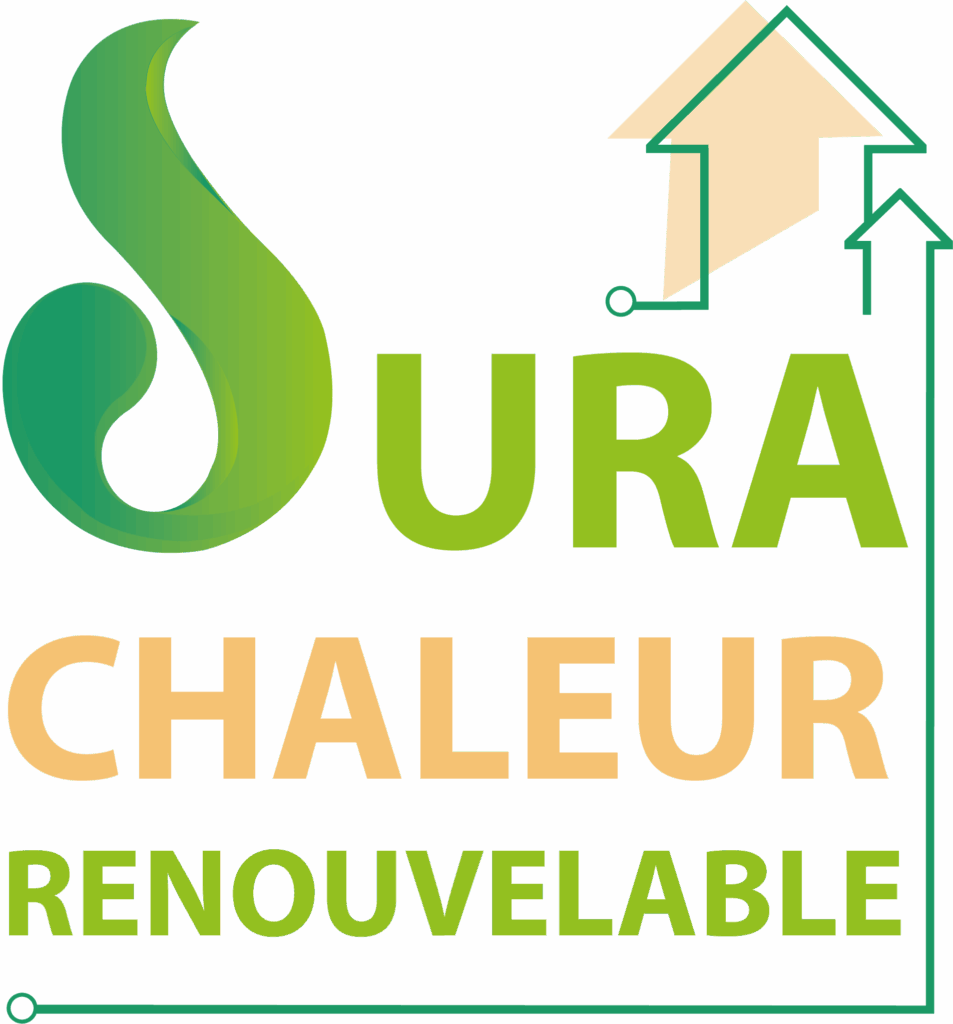 Logo du dispositif &laquo; SPL JURA Chaleur Renouvelable &raquo;. Il comporte un symbole vert &eacute;voquant l&rsquo;&eacute;nergie renouvelable et des fl&egrave;ches stylis&eacute;es repr&eacute;sentant des r&eacute;seaux de chaleur et le d&eacute;veloppement des &eacute;nergies durables. - Agrandir l'image, fen&ecirc;tre modale