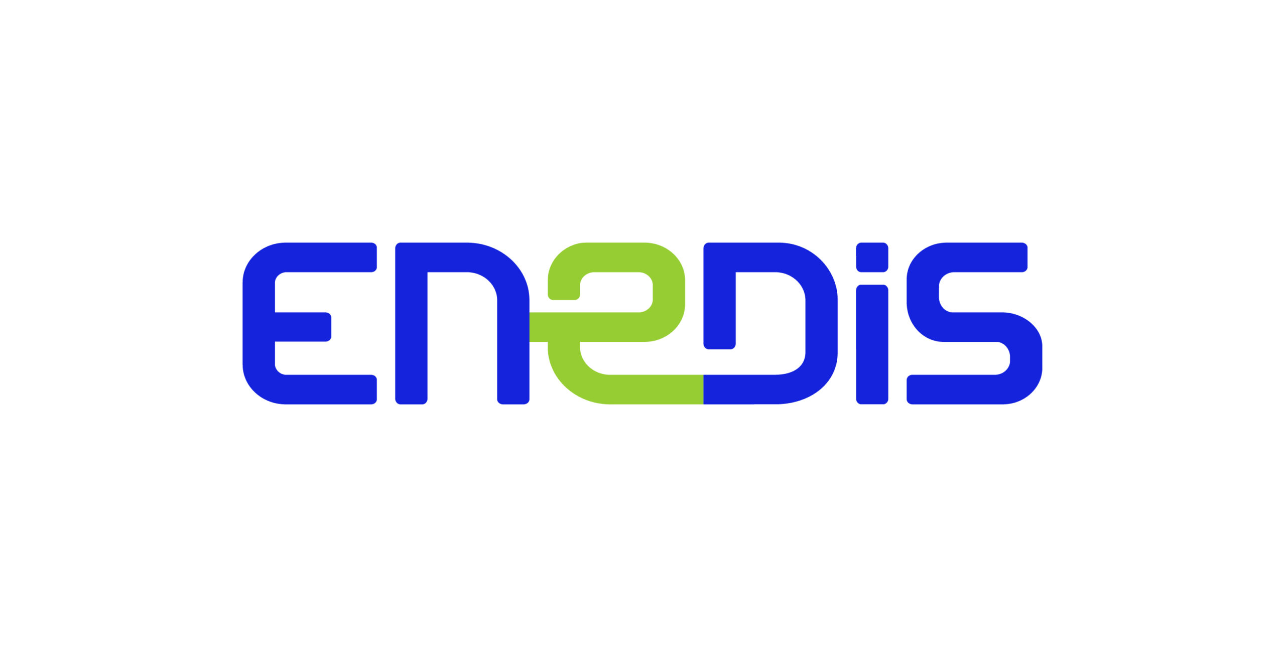 logo enedis en bleu et vert - Agrandir l'image, fen&ecirc;tre modale