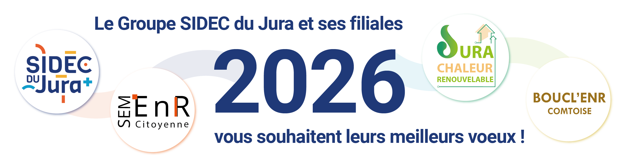 le groupe sidec du jura et ses filiales vous souhaitent leurs meilleurs voeux 2026 ! 